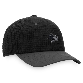 San Jose Sharks čepice baseballová kšiltovka NHL Authentic Pro Black Ice Unstructured