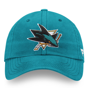 San Jose Sharks čepice baseballová kšiltovka NHL Core Blue Curved Unstructured