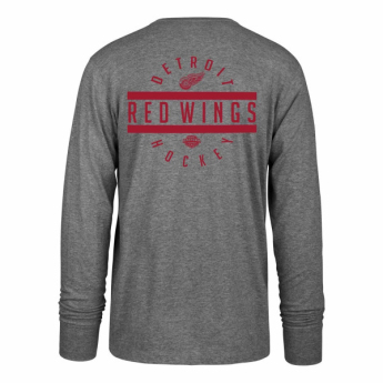 Detroit Red Wings pánské tričko s dlouhým rukávem Line Up MVP ´47 CLUB Long Sleeve Tee grey