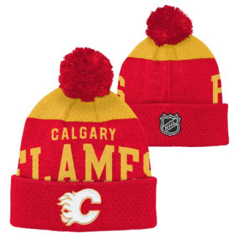 Calgary Flames dětská zimní čepice Stetchark Knit
