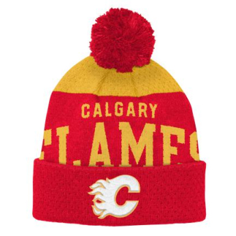 Calgary Flames dětská zimní čepice Stetchark Knit