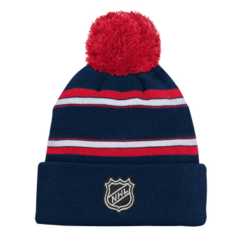 Columbus Blue Jackets dětská zimní čepice Jacquard Cuffed Knit With Pom