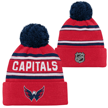 Washington Capitals dětská zimní čepice Jacquard Cuffed Knit With Pom