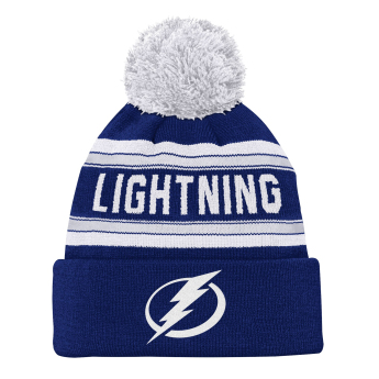 Tampa Bay Lightning dětská zimní čepice Jacquard Cuffed Knit With Pom