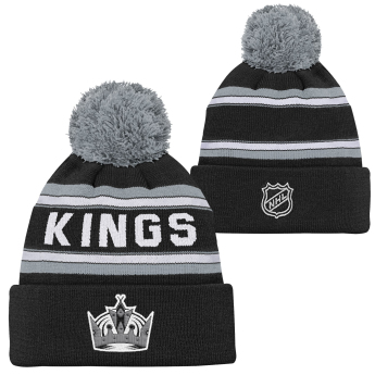 Los Angeles Kings dětská zimní čepice Jacquard Cuffed Knit With Pom