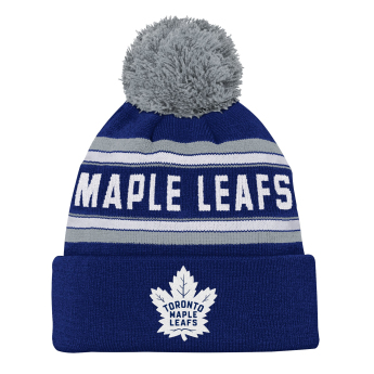 Toronto Maple Leafs dětská zimní čepice Jacquard Cuffed Knit With Pom
