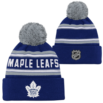Toronto Maple Leafs dětská zimní čepice Jacquard Cuffed Knit With Pom