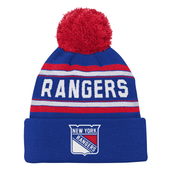 New York Rangers dětská zimní čepice Jacquard Cuffed Knit With Pom