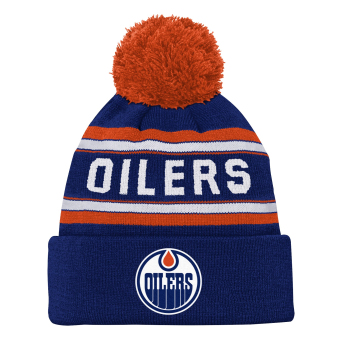 Edmonton Oilers dětská zimní čepice Jacquard Cuffed Knit With Pom