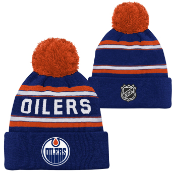 Edmonton Oilers dětská zimní čepice Jacquard Cuffed Knit With Pom