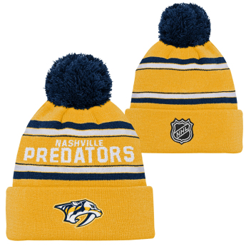 Nashville Predators dětská zimní čepice Jacquard Cuffed Knit With Pom