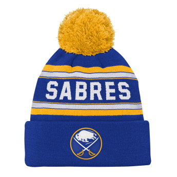 Buffalo Sabres dětská zimní čepice Jacquard Cuffed Knit With Pom