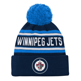 Winnipeg Jets dětská zimní čepice Jacquard Cuffed Knit With Pom
