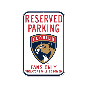 Florida Panthers cedule na zeď Reserved Parking Sign
