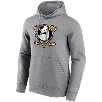 Anaheim Ducks pánská mikina s kapucí Primary Logo Graphic Hoodie grey