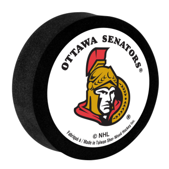 Ottawa Senators pěnový puk White Sher-Wood