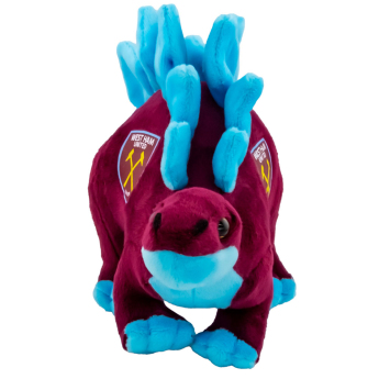 West Ham United plyšový Stegosaurus claret and blue