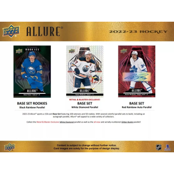 NHL boxy hokejové karty NHL 2022-23 Upper Deck Allure Blaster Box