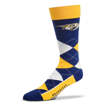 Nashville Predators ponožky graphic argyle lineup socks