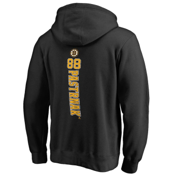 Boston Bruins pánská mikina s kapucí David Pastrňák #88 Backer Pullover Hoodie