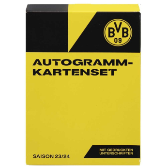 Borussia Dortmund karty hráčů 33 cards with autographs 2023/24