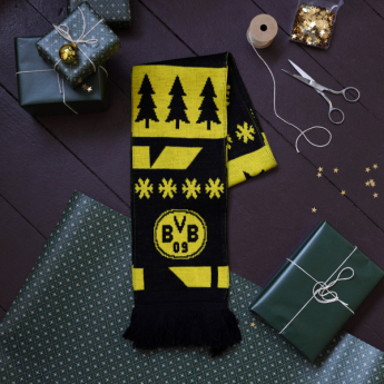 Borussia Dortmund zimní šála Christmas