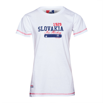 Hokejové reprezentace dámské tričko Slovakia Stars white