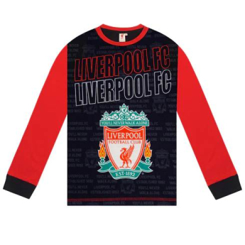 FC Liverpool dětské pyžamo Long Text