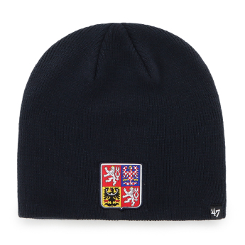 Hokejové reprezentace zimní čepice Czech Republic 47 Beanie Navy