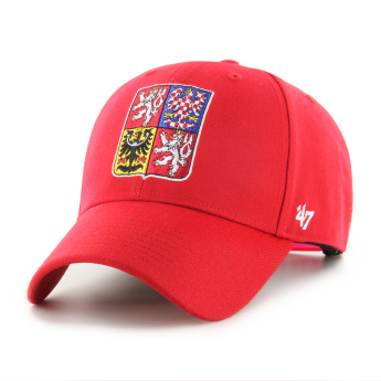 Hokejové reprezentace čepice baseballová kšiltovka Czech Republic 47 MVP SNAPBACK Red