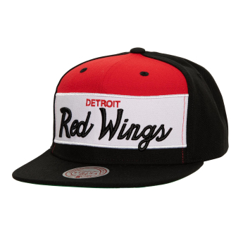 Detroit Red Wings čepice flat kšiltovka Retro Sport Snapback Vintage