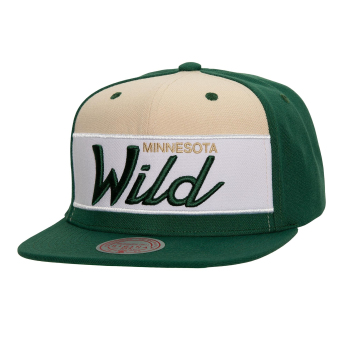 Minnesota Wild čepice flat kšiltovka Retro Sport Snapback Vintage