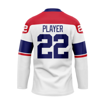 Hokejové reprezentace hokejový dres Czech republic Fan white David Pastrňák #88