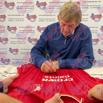 Legendy fotbalový dres Liverpool FC 1986 Dalglish Signed Shirt