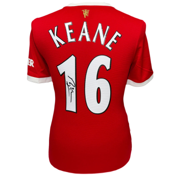 Legendy fotbalový dres Manchester United FC 2020-2022 Keane Signed Shirt