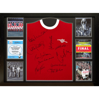 Legendy zarámovaný dres Arsenal FC 1971 Double Winners Signed Shirt (Framed)