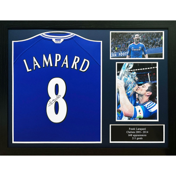 Legendy zarámovaný dres Chelsea FC 2000 Lampard Signed Shirt (Framed)