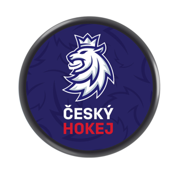 Hokejové reprezentace puk navy Czech Ice Hockey logo lion