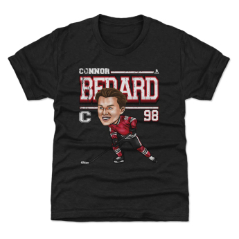 Chicago Blackhawks dětské tričko Connor Bedard #98 Cartoon WHT 500 Level