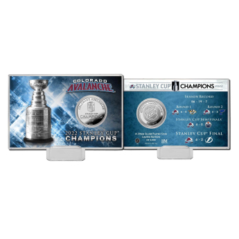 Colorado Avalanche pamětní mince 2022 Stanley Cup Champions Silver Mint Coin