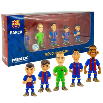FC Barcelona sada 5 figurek MINIX