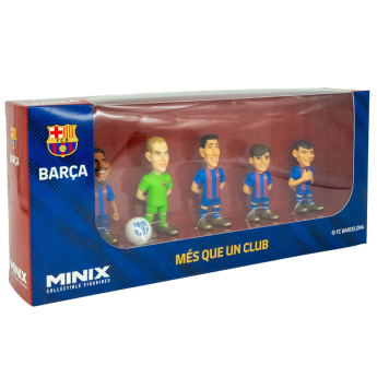 FC Barcelona sada 5 figurek MINIX