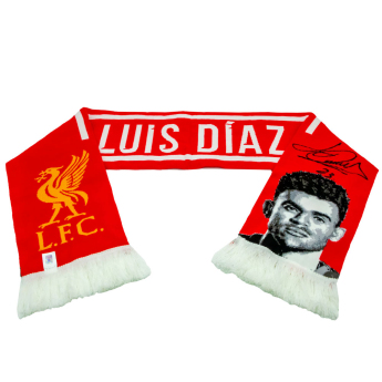 FC Liverpool zimní šála Luis Diaz