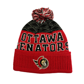 Ottawa Senators dětská zimní čepice Puck Pattern Cuffed