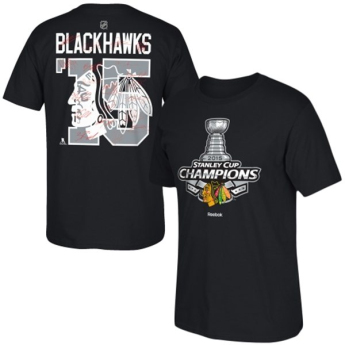 Chicago Blackhawks pánské tričko 2015 Stanley Cup Champions Signature