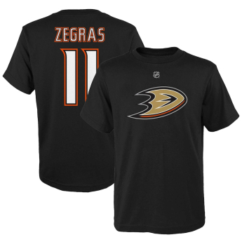 Anaheim Ducks dětské tričko Trevor Zegras black