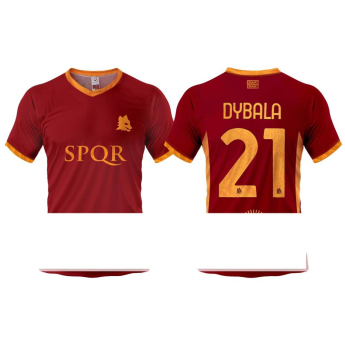 AS Roma dětský fotbalový dres 23/24 home Dybala