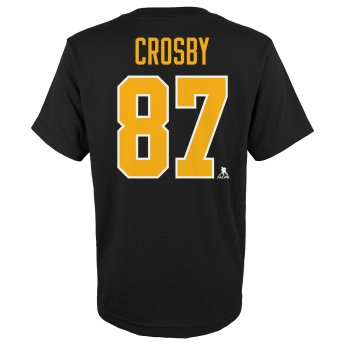 Pittsburgh Penguins dětské tričko Sidney Crosby 87 Name & Number black