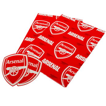 FC Arsenal balící papír 2 pcs Text Gift Wrap