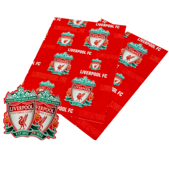 FC Liverpool balící papír 2 pcs Text Gift Wrap